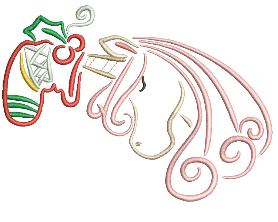 Unicorn at Christmas Bundle Set