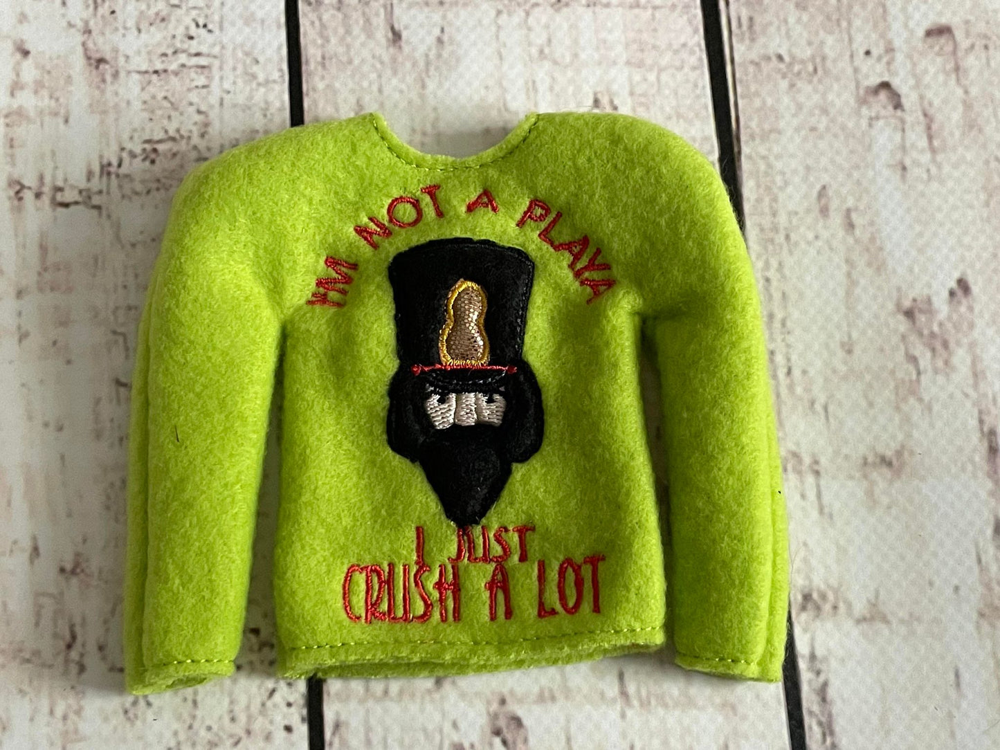 Nutcracker Crush a lot Christmas Elf ITH Sweater