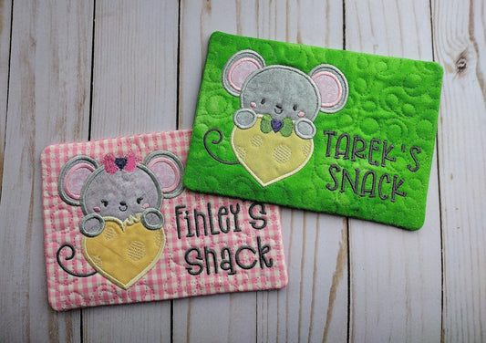Mouse Girl with Heart Cheese