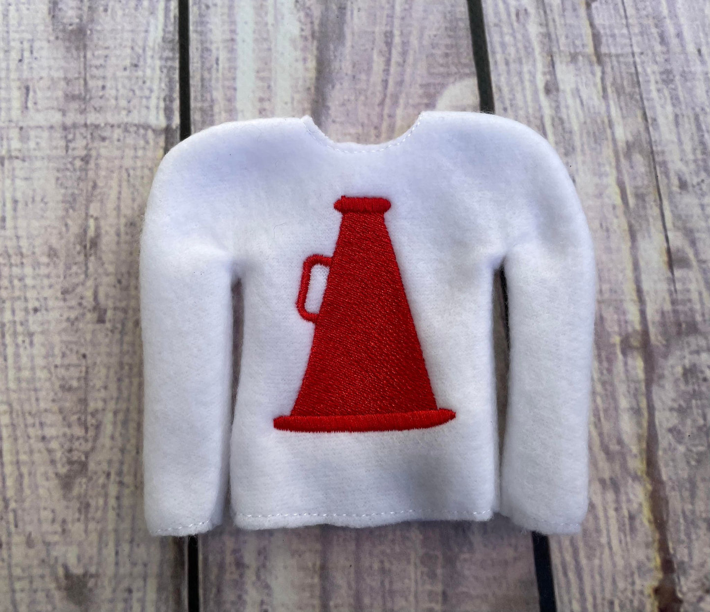 Cheer Megaphone Elf ITH Sweater