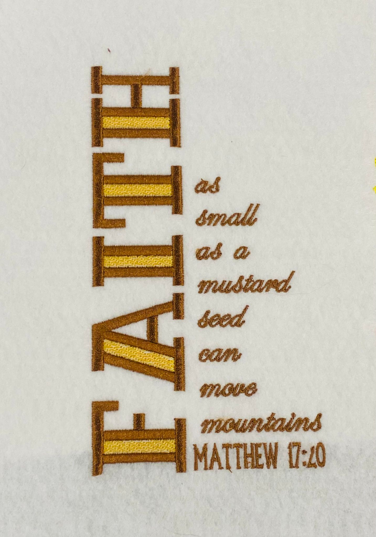 Matthews 17:20 Faith