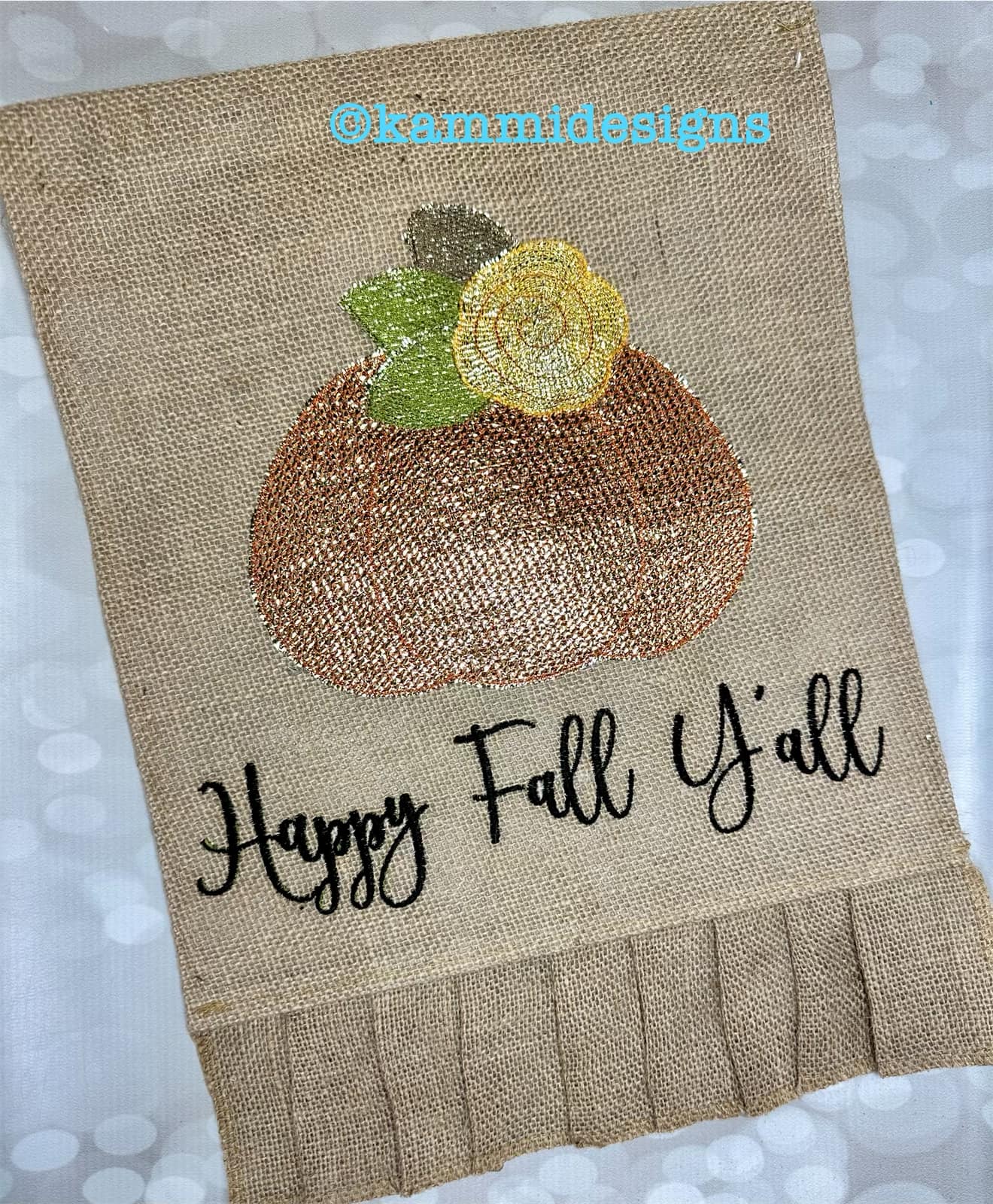 Sketchy Pumpkin with Flower