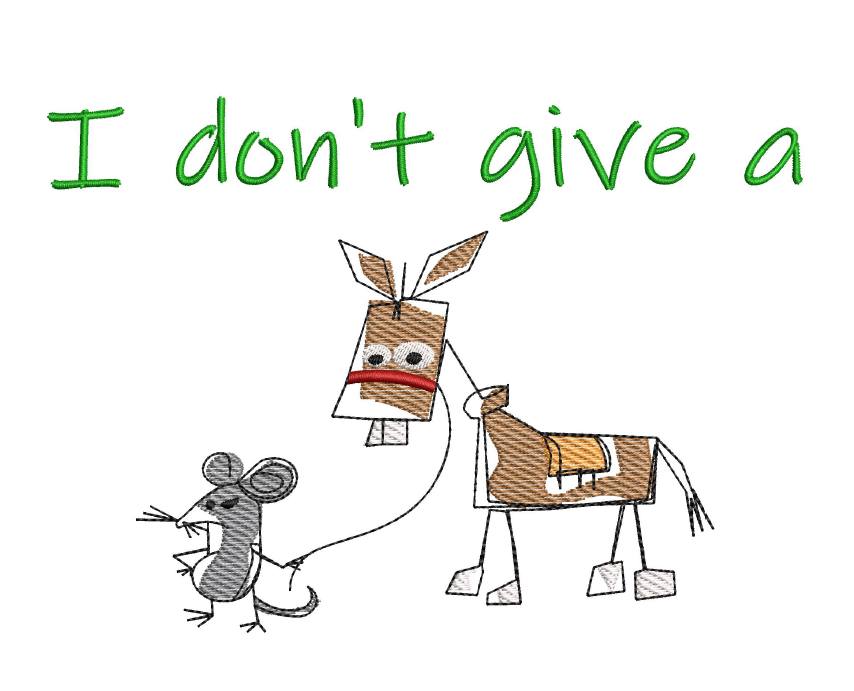 I don't give a rats ass sketchy