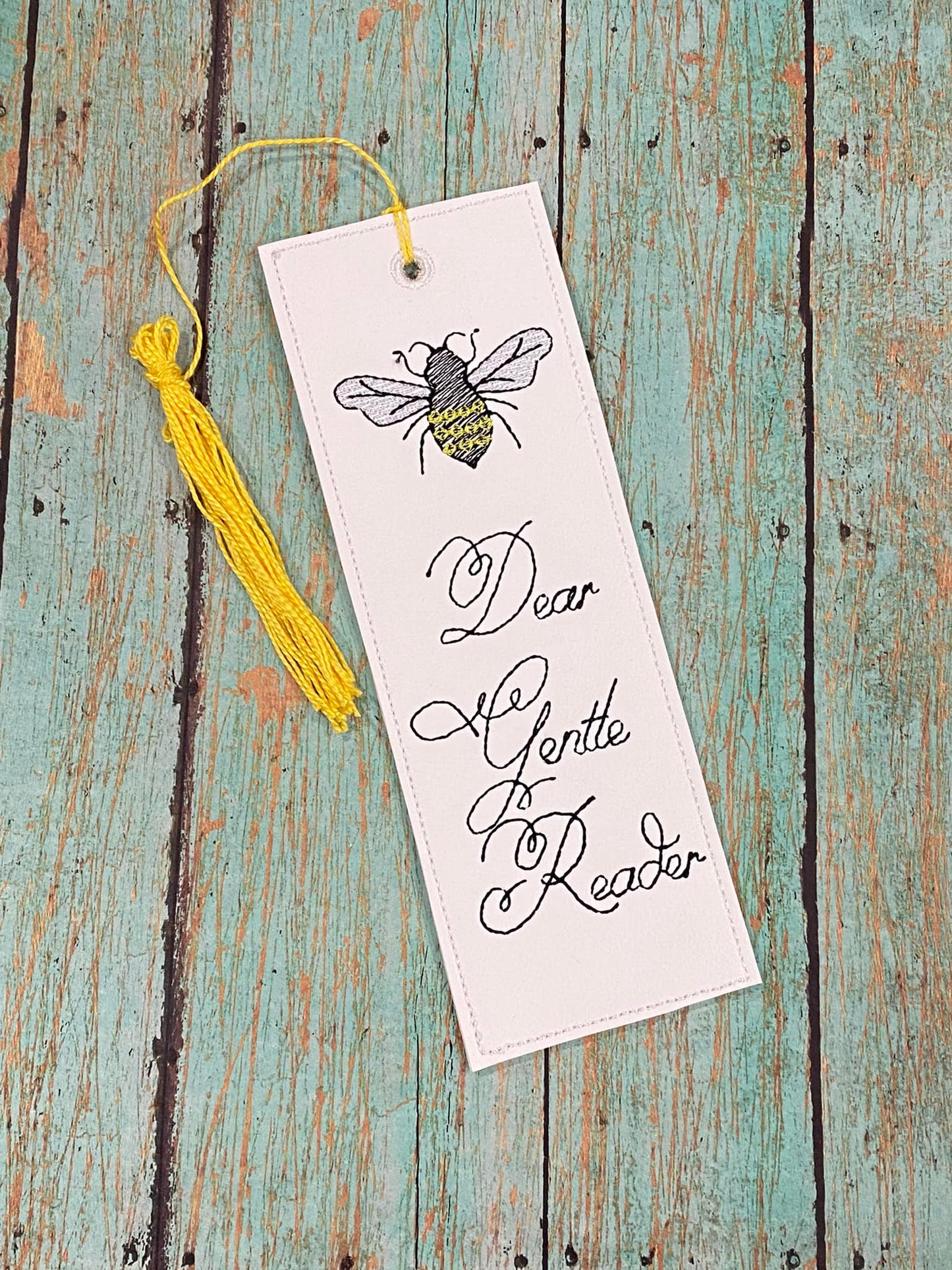 Dear Gentle Reader Bookmark ITH Inspired Bridgerton