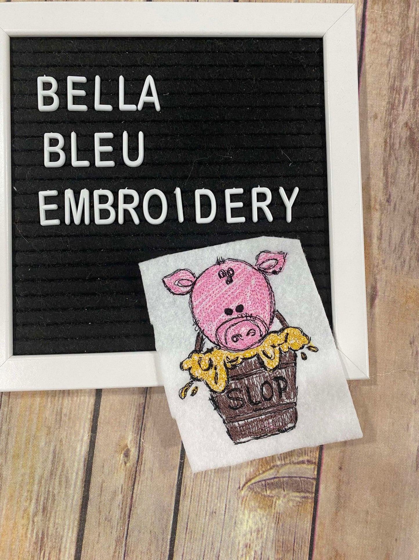 Pig Scribble 6 - 5 sizes