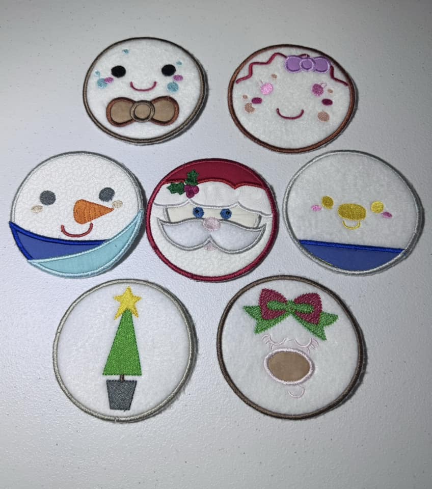 Christmas Coasters ITH Set