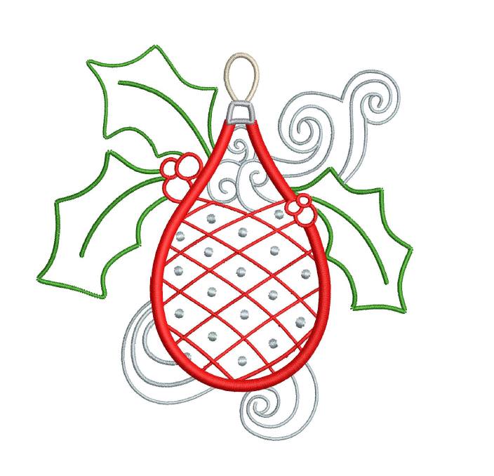 Christmas Ornament Satin 2