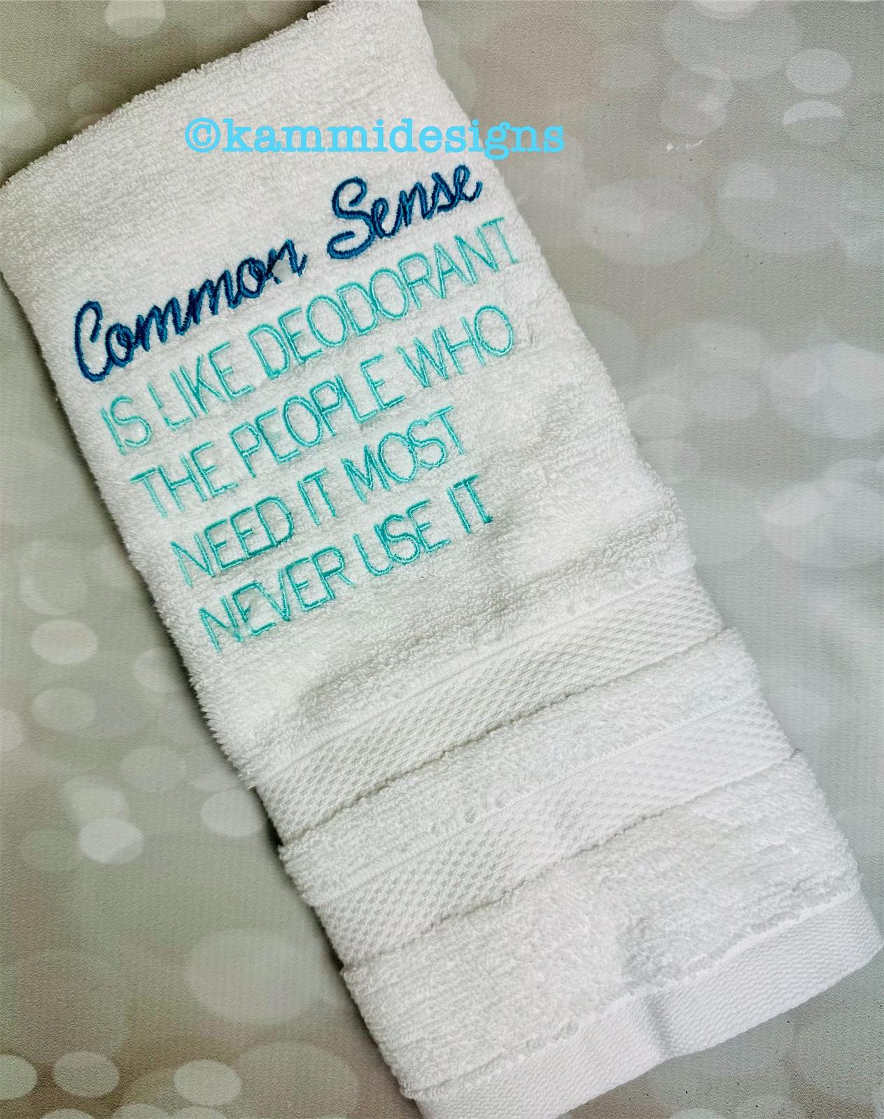 Common Sense Snarky Saying