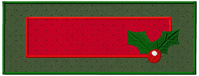 Christmas Banner Applique Words