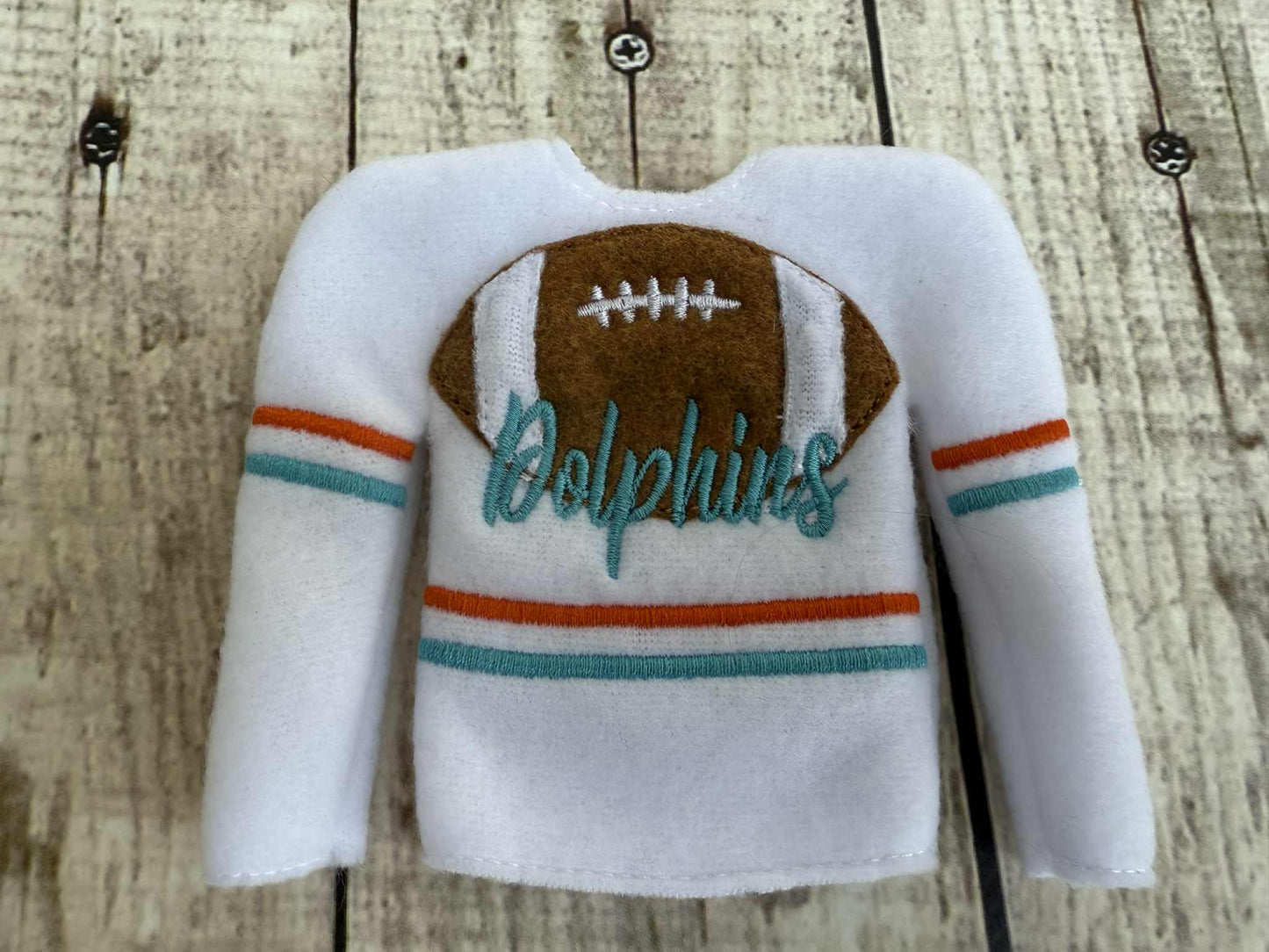 Dolphins Football ITH Elf sweater shirt