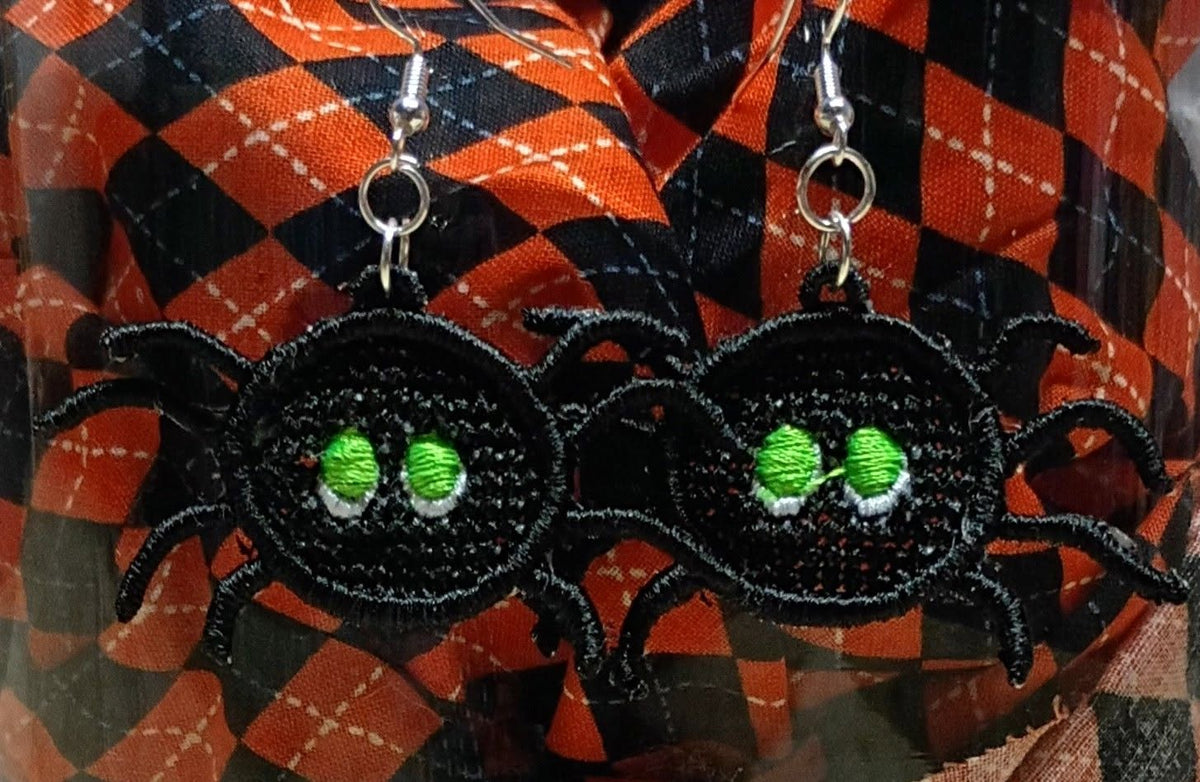 Halloween Spider FSL Earrings
