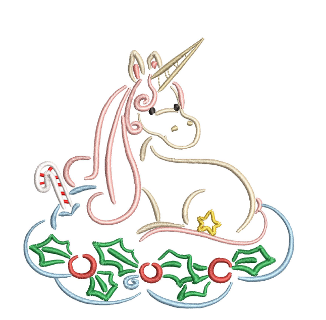 Unicorn at Christmas 9