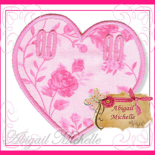 Heart ITH Banner Add On - 3 Sizes!