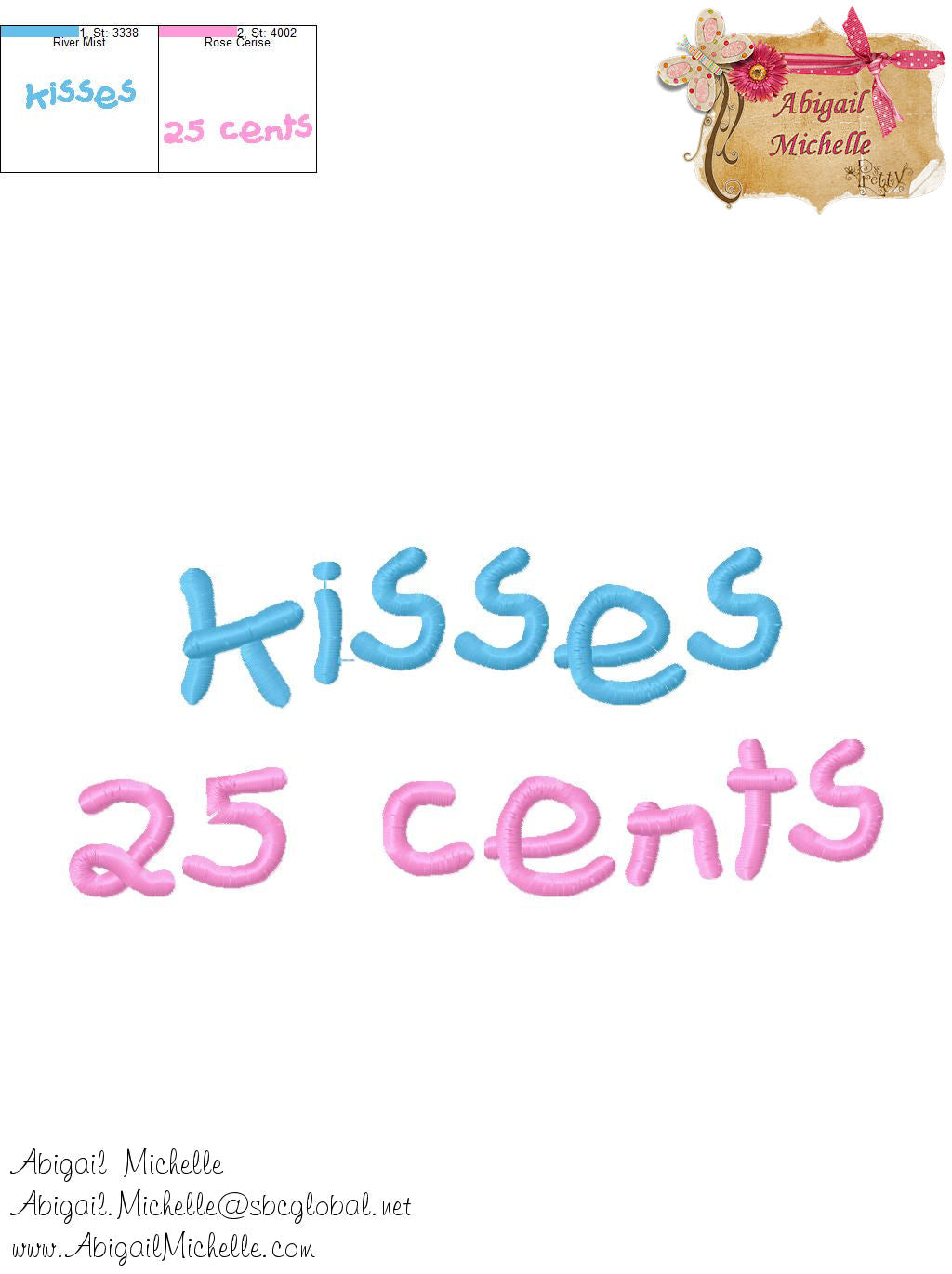 Kisses 25 Cents