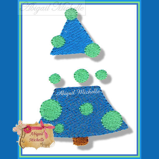 Mod Christmas Tree - 4 Sizes!