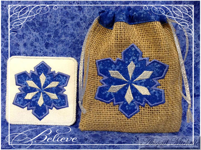 Snowflake Cozy Set, In The Hoop