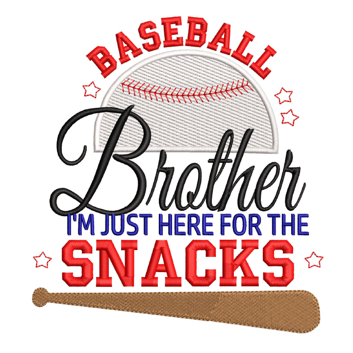 Baseball Brother I came for the snacks