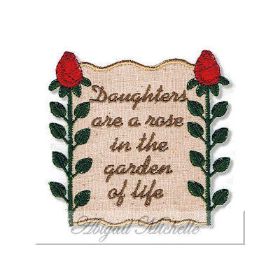 Daughter's Rose Frame - 2 Sizes!