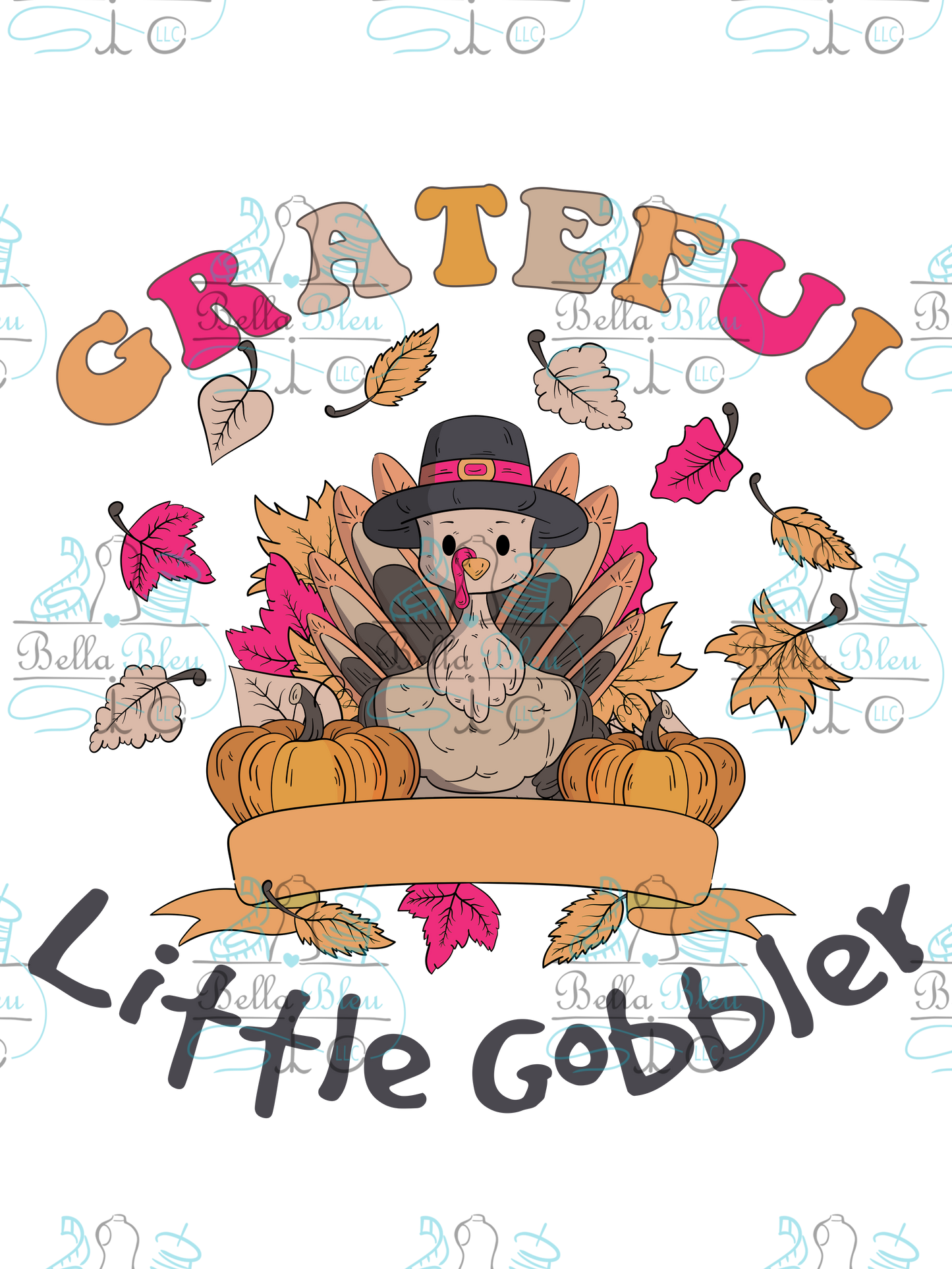 Grateful Little Gobbler Sublimation file