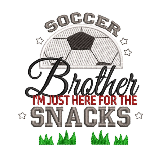 Soccer Brother I came for the snacks