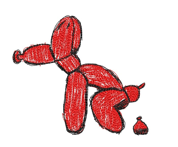Scribble Balloon Dog