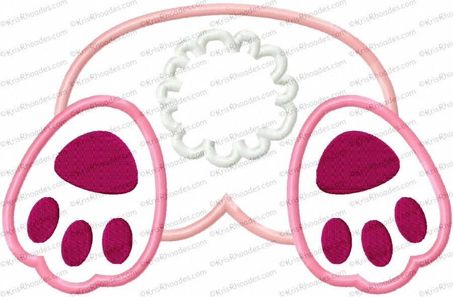 KRD Bunny Face and Butt Applique
