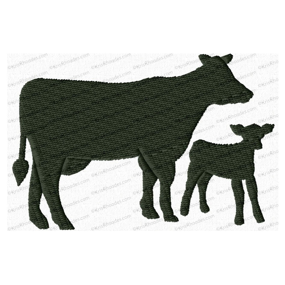 KRD Cow and Calf Applique