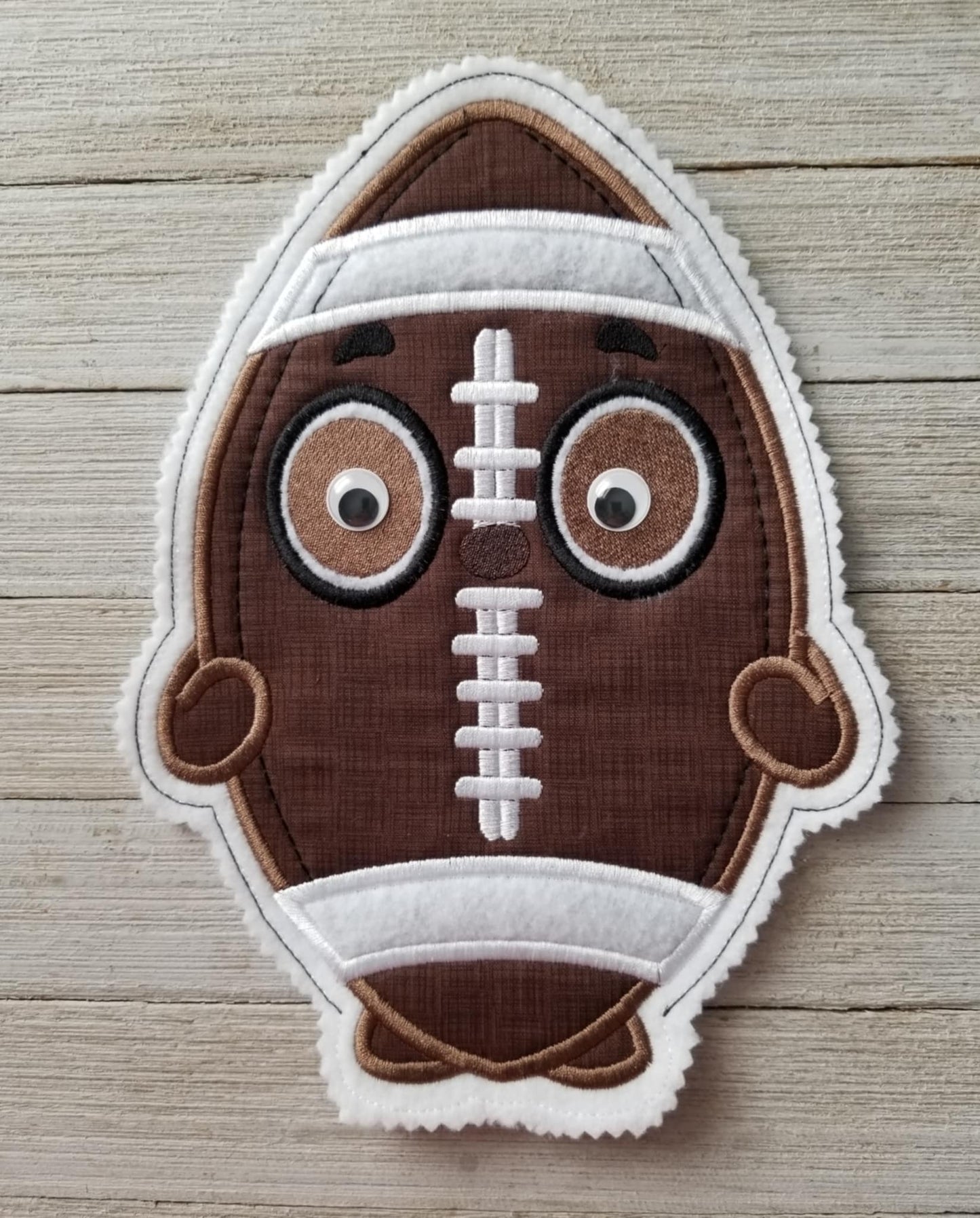 Football ITH Paper Towel Cover