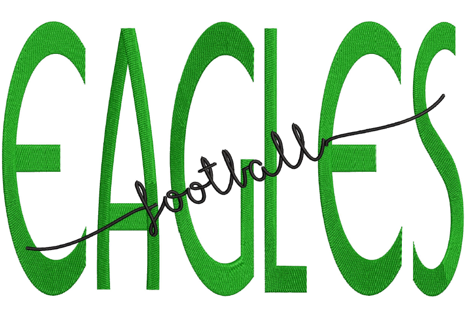 Eagles Football Word Art