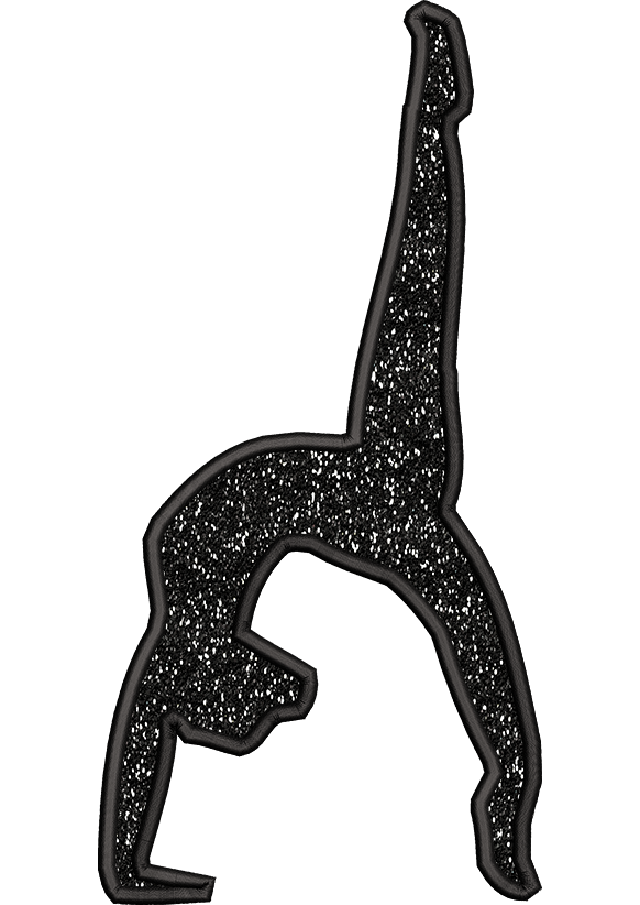 Gymnast Side Design Applique