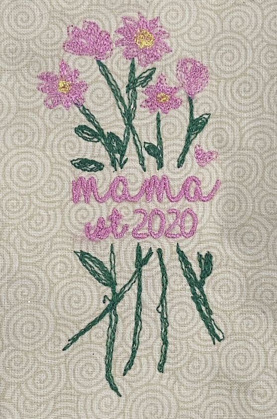 Floral Split Scribble