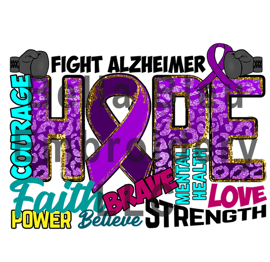 Hope Alzheimer Sublimation File