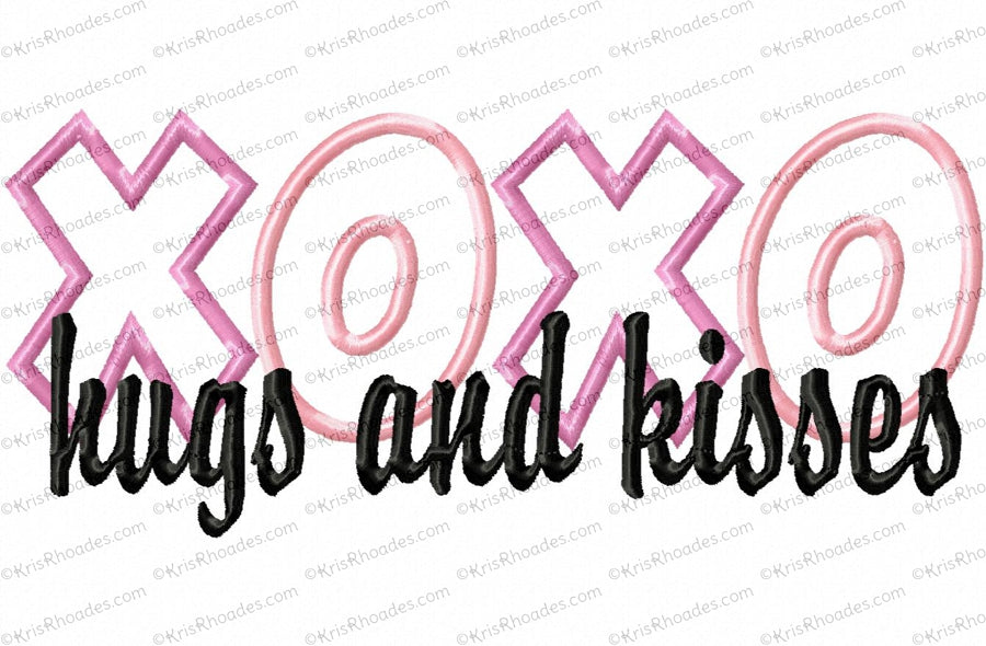 KRD Hugs and Kisses Applique