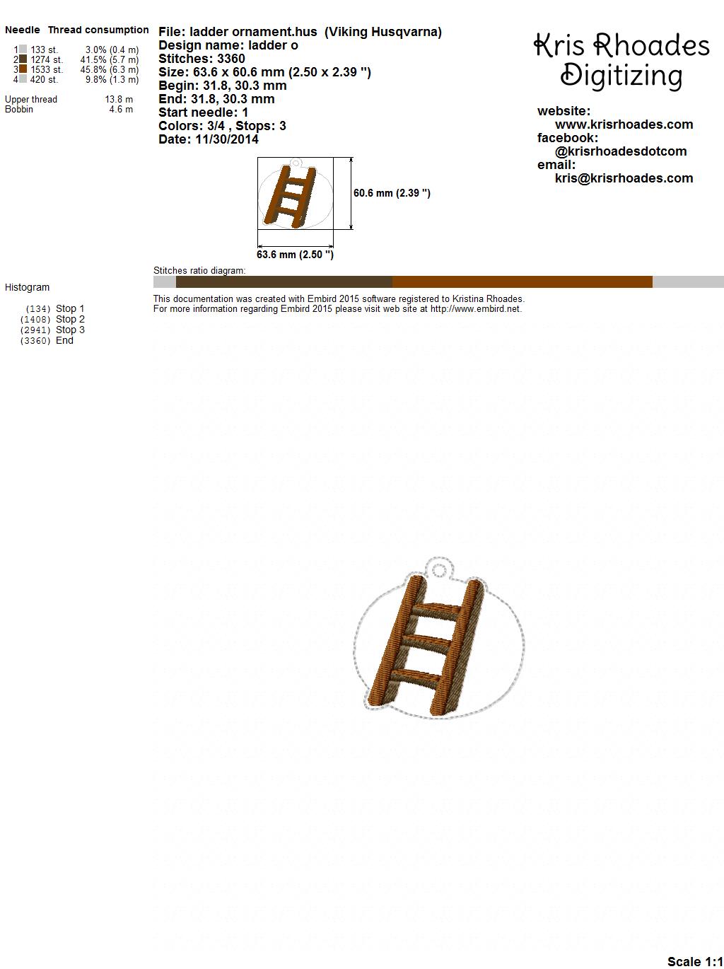 KRD - MY JESUS TREE LADDER ORNAMENT