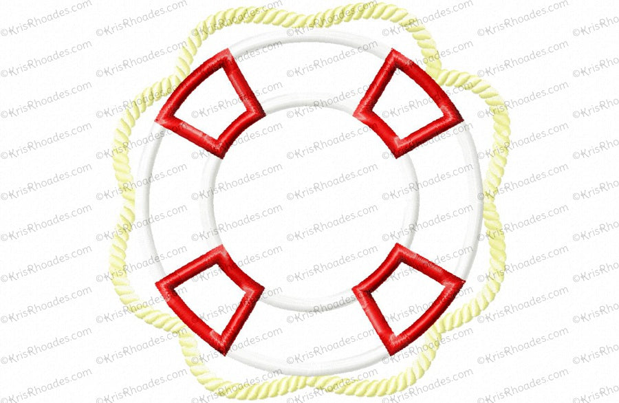 KRD Life Preserver Applique