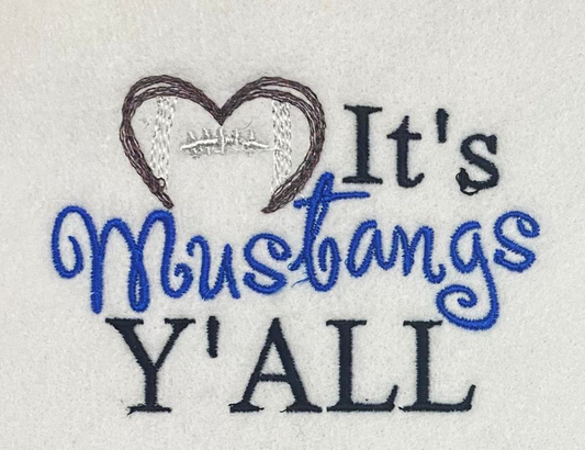 It's Mustangs Football Y'all