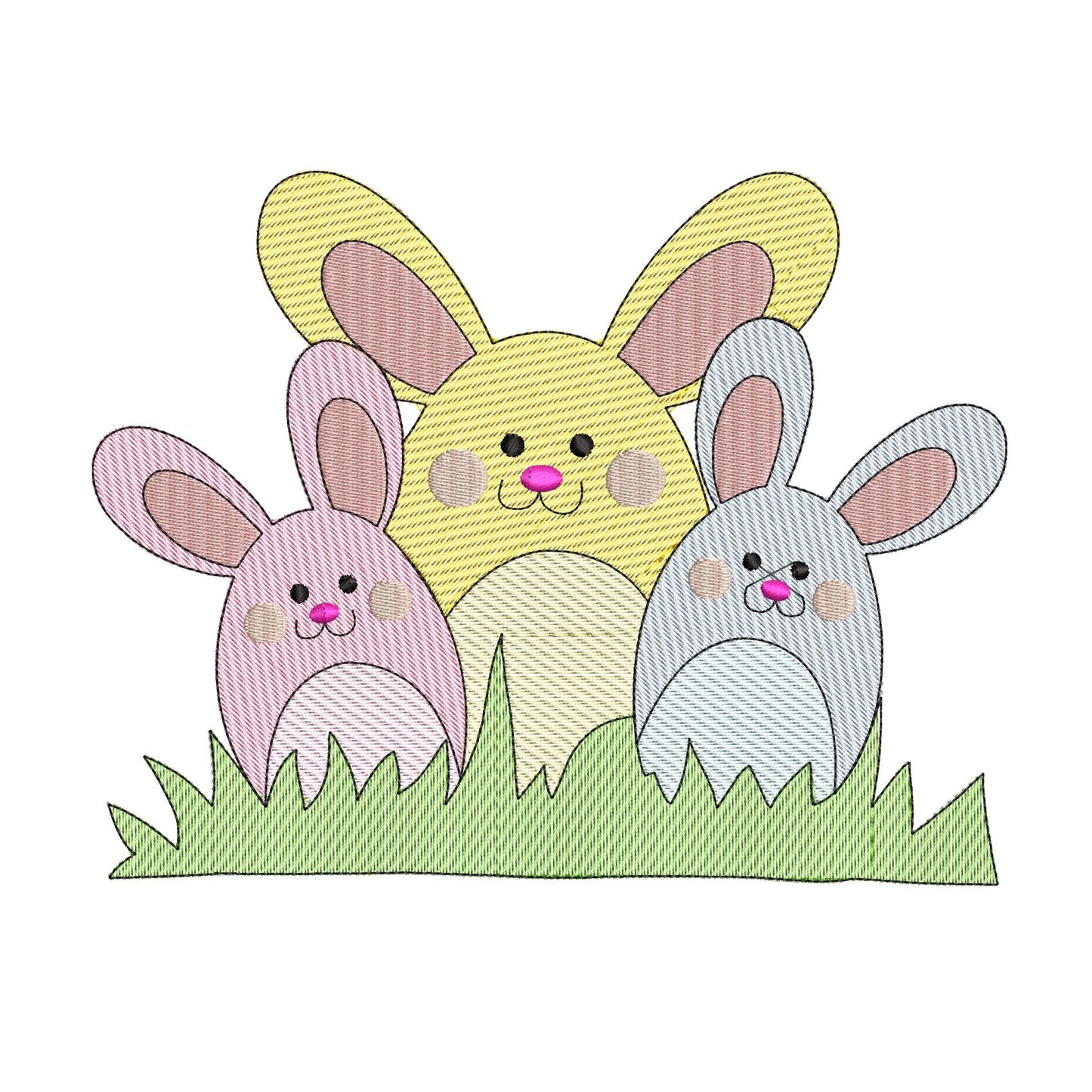 KRD Mylar Bunny Trio