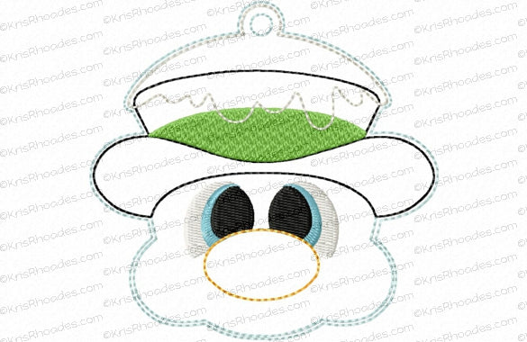 KRD Snowman Head Ornament