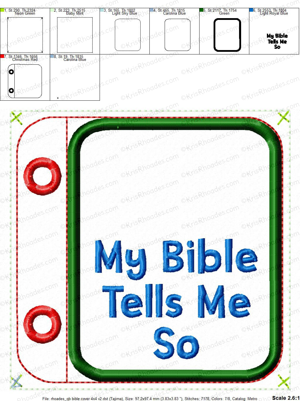 KRD Quiet Book Book Cover 5x7 Page