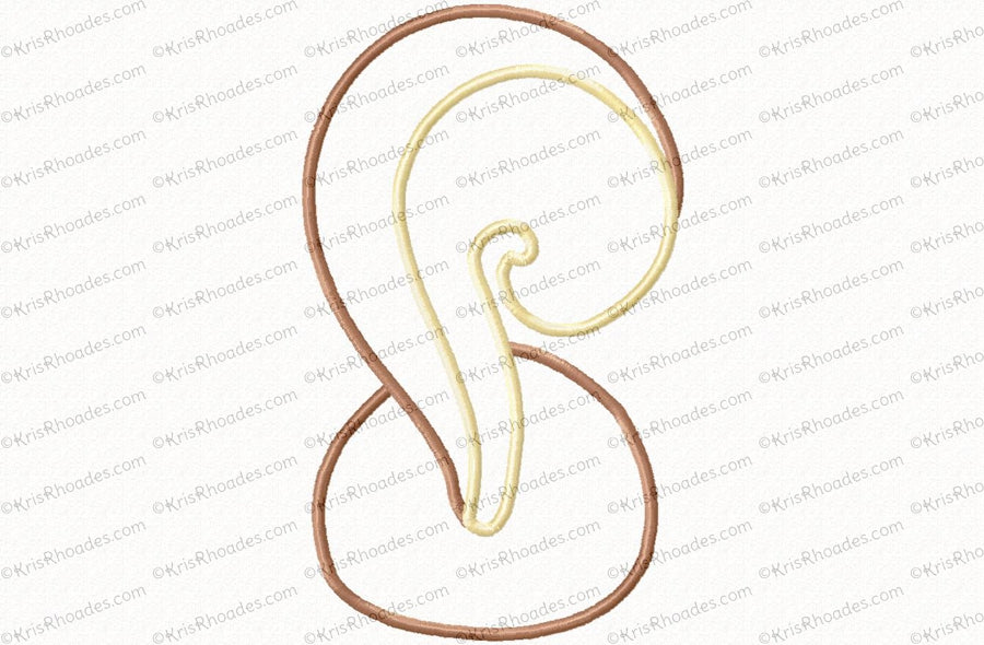 KRD Squirrel Face and Butt Applique