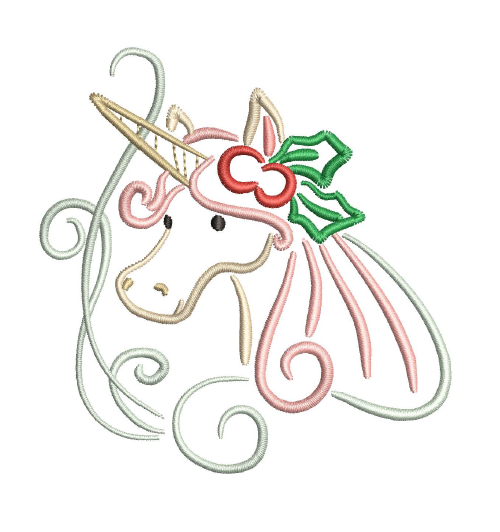 Unicorn at Christmas 6