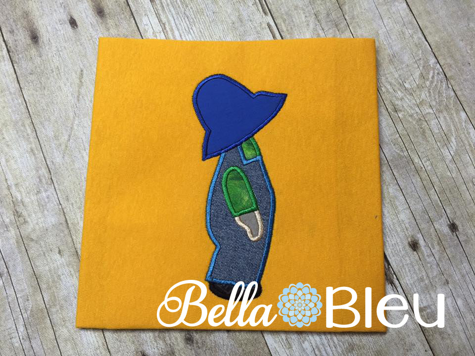 Sunbonnet Same Machine Applique Embroidery Design