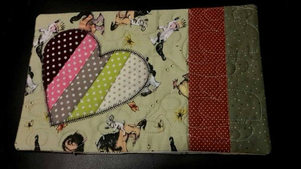 ITH Heart Mug Rug Machine Embroidery Design