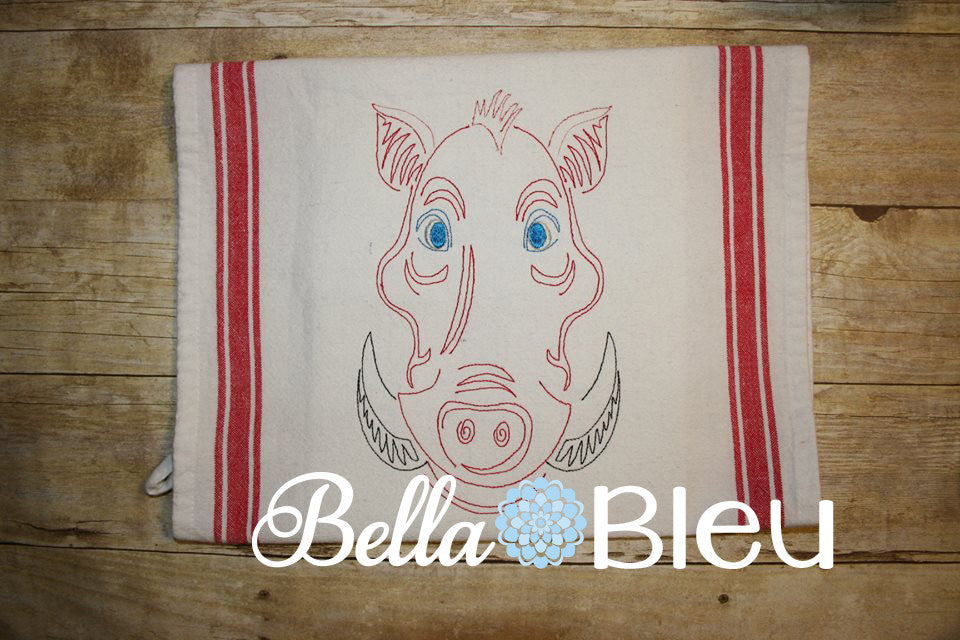 WartHog Razorback machine embroidery design