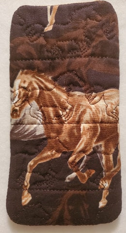 ITH Glass Case with Horse Stippling