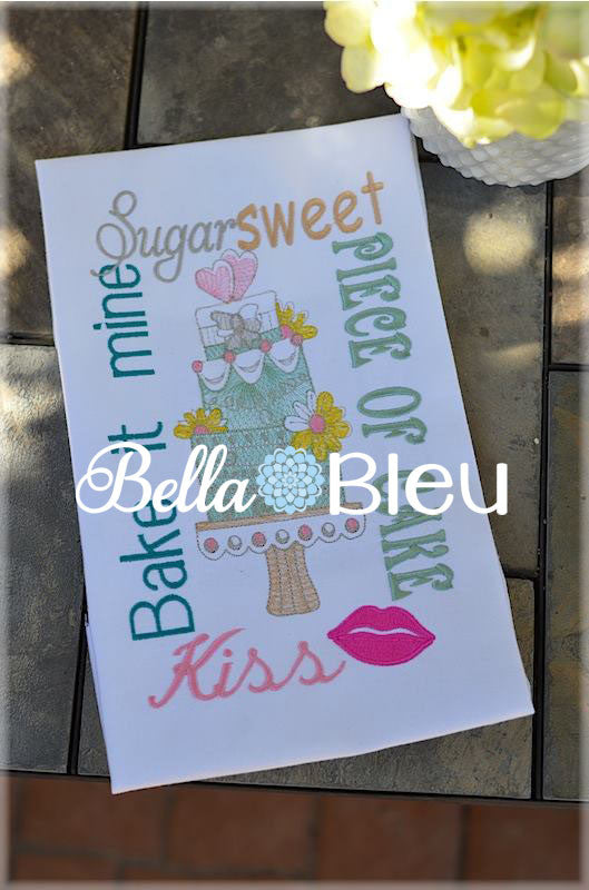 Sketchy Subway Baking Cake Exclusive to BBE Machine Embroidery Design