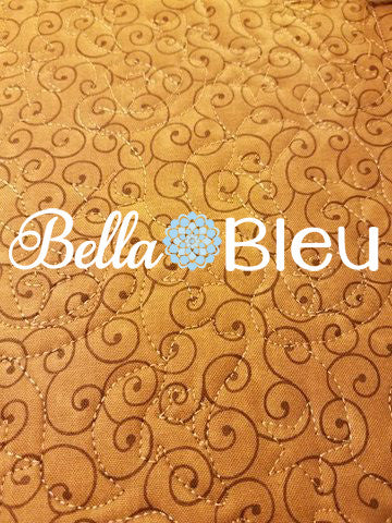 ITH In the Hoop Purse with Cowboy Quilting Stipple Zipper BAg