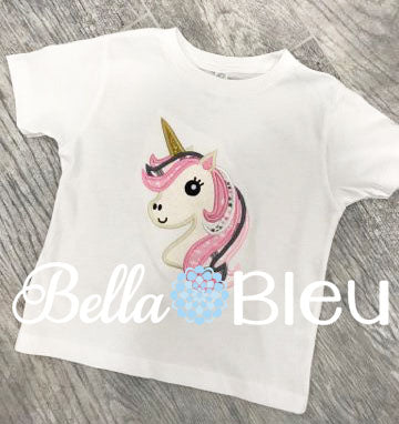 Unicorn Horse Machine Applique Embroidery design