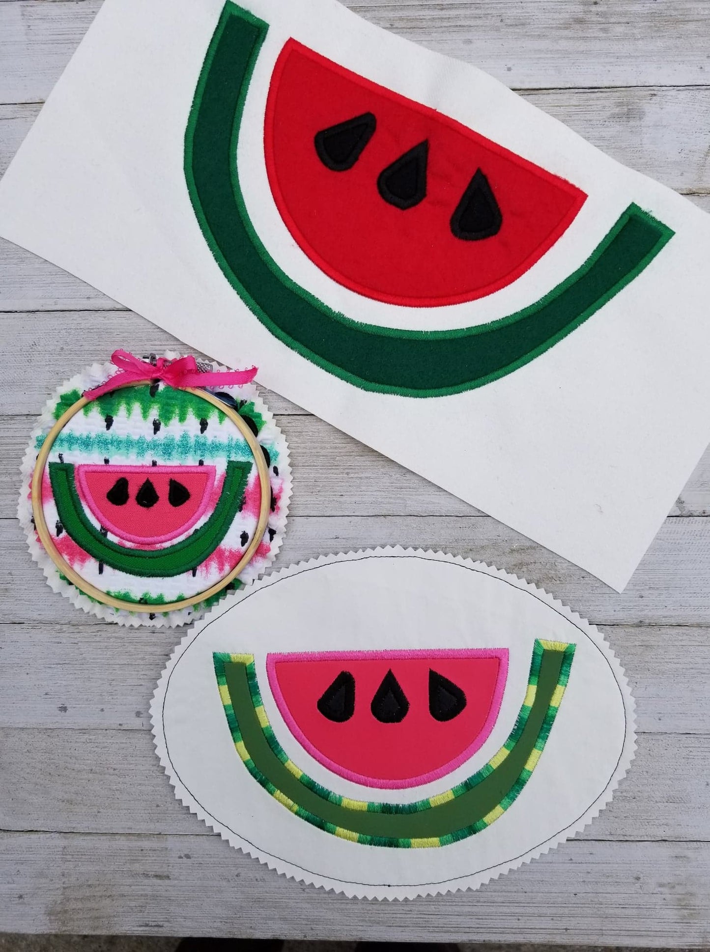 Watermelon Slice Applique