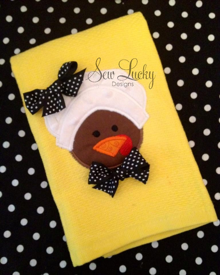 Pilgrim Thanksgiving Turkey applique